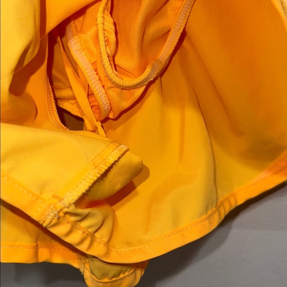 Nike running shorts dri fit medium drawstring elastic waistband yellow like new - Picture 3 of 5